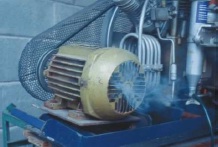 Incêndio na fase inicial